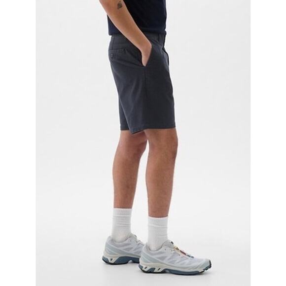 GAP Flat Front Shorts Navy Blue Men’s Size 32 & 34 Cotton Blend NEW/NWT!! - Picture 4 of 14